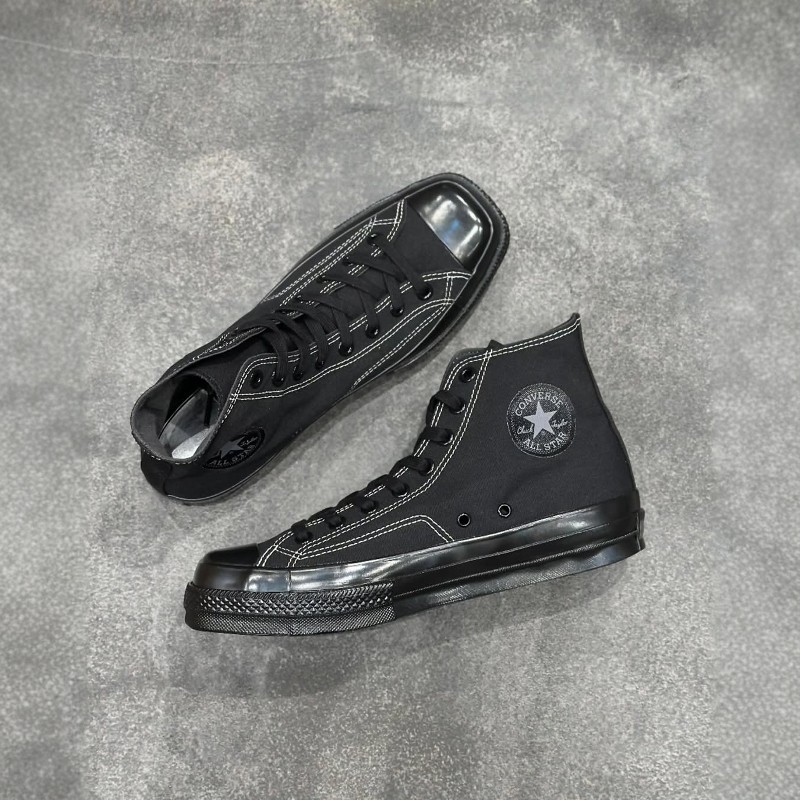 CONVERSE日版男女方头高帮帆布鞋