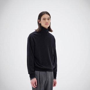 AURALEE BABY CASHMERE KNIT TURTLE 25AW 蒙古仔羊绒高领针织衫
