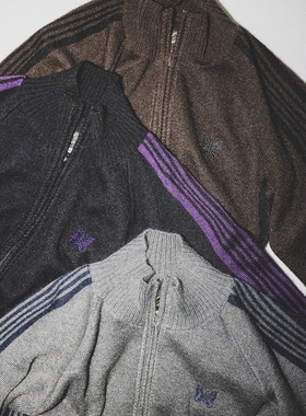 NEEDLES × BEAMS Track Jacket 26SS 联名马海毛针织运动服夹克