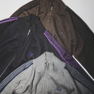 NEEDLES × BEAMS Track Jacket 26SS 联名马海毛针织运动服夹克