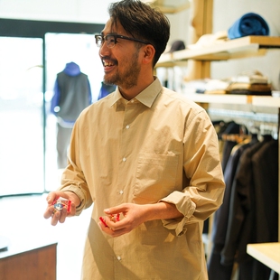 nanamica Regular Collar Gingham Wind Shirt25SS包芯纱格纹衬衫