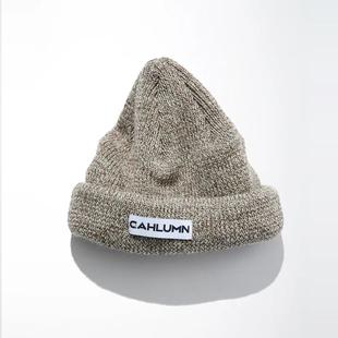 24AW CAHLUMN Beanie Rib 长谷川羊毛纺纱染色冷帽瓜皮帽 Wool