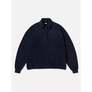 Vintage 26SS Half Sweatshirt 复古水洗半拉链卫衣 Zip A.PRESSE