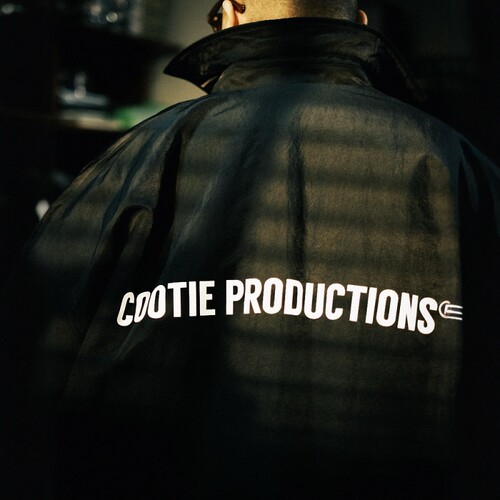 COOTIE印花宽松防水夹棉教练夹克