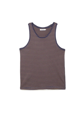nonnative DWELLER TANK TOP 26SS 棉质针织条纹运动无袖T恤背心