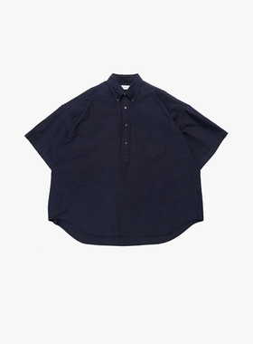 Graphpaper Oxford B.D Pullover Shirt 25SS 牛津布宽松短袖衬衫