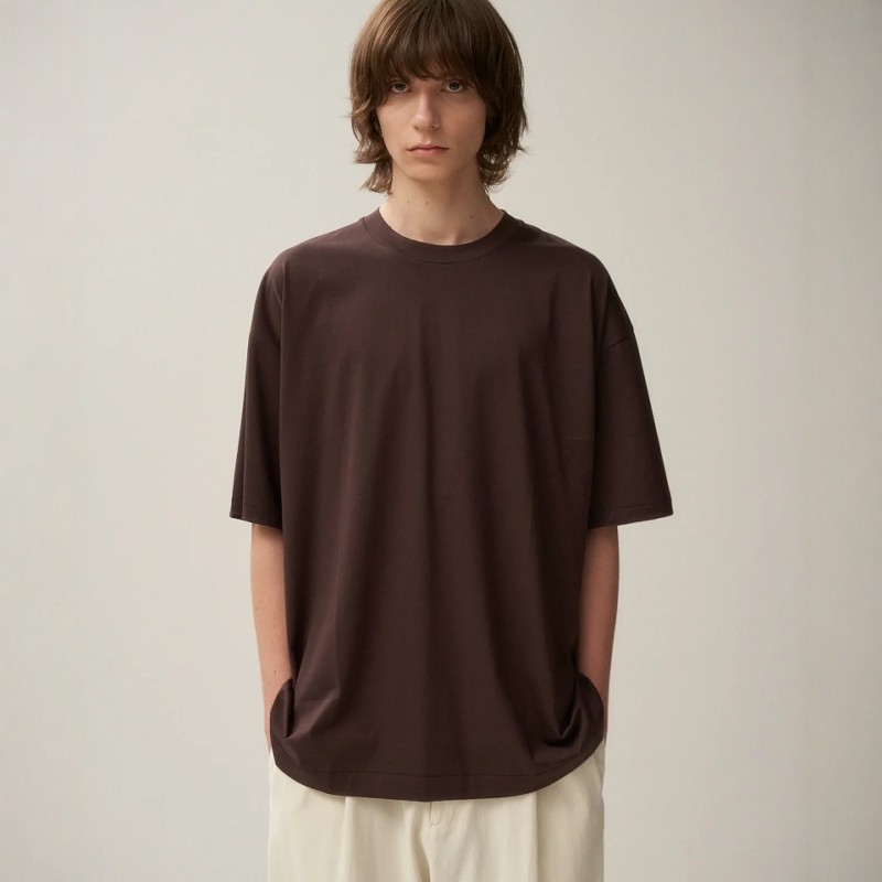 ATON SUVIN 60/2 OVERSIZED S/S T-SHIRT 25SS 印度苏文棉短袖T恤