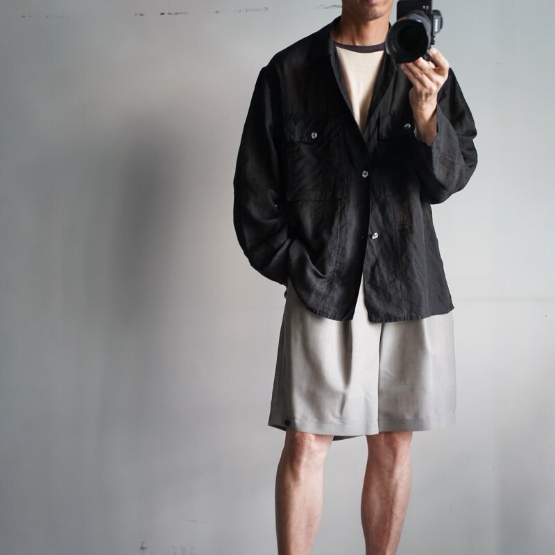 MAATEE&SONS轻薄口袋衬衫夹克