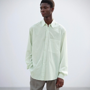 COTTON LAWN 衬衫 SUPER 有机棉轻薄长袖 FINE 26SS AURALEE SHIRT