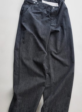NICENESS Twisted Chambray Utility Pants 26SS 青年布工装长裤