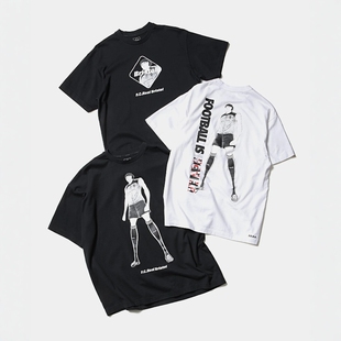 F.C.Real Bristol × 日向小次郎 26SS 足球小将联名印花短袖T恤