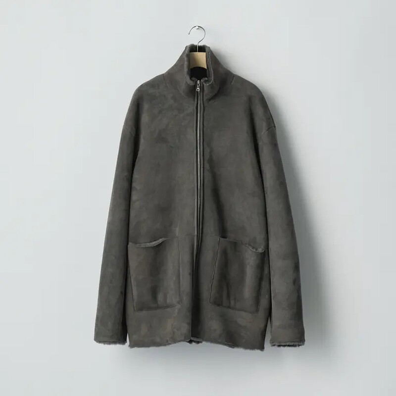 ssstein Cut Off Mouton Jacket 25AW美利奴羊皮拼接皮毛一体夹克