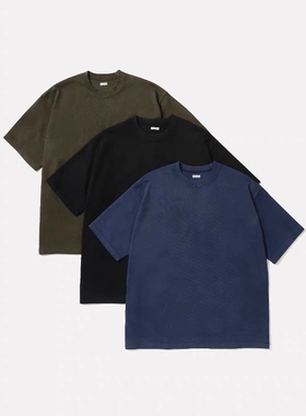 APRESSE Vintage S/S T-shirt 26SS 复古水洗做旧纯色短袖T恤