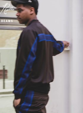 NEEDLES × BEAMS Track Crew Neck Shirt 26SS 联名复古横线卫衣