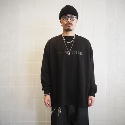 COOTIE匹马棉混纺印花宽松长袖