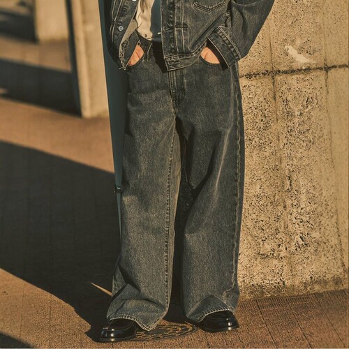 Levi’sEDIFICE水洗灰色牛仔裤