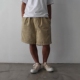 25SS ARMY BOWWOW KHAKI SHORTS 做旧军事风油漆宽松卡其短裤
