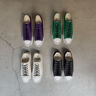Joey 低帮厚底开口笑硫化帆布鞋 Vulcanize 24AW Sneaker KAMIYA