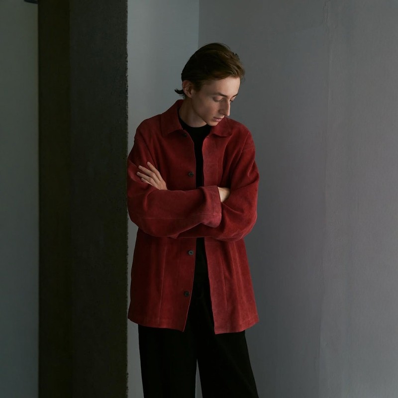 HERILL Goat Suede Jacket 26SS 复古山羊皮麂皮夹克