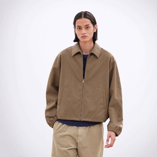 ZIP WOOL BLOUSON 26SS 轻量羊毛拉链夹克 AURALEE 春季 TROPICAL