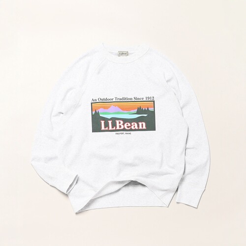 L.L.bean印花运动圆领卫衣