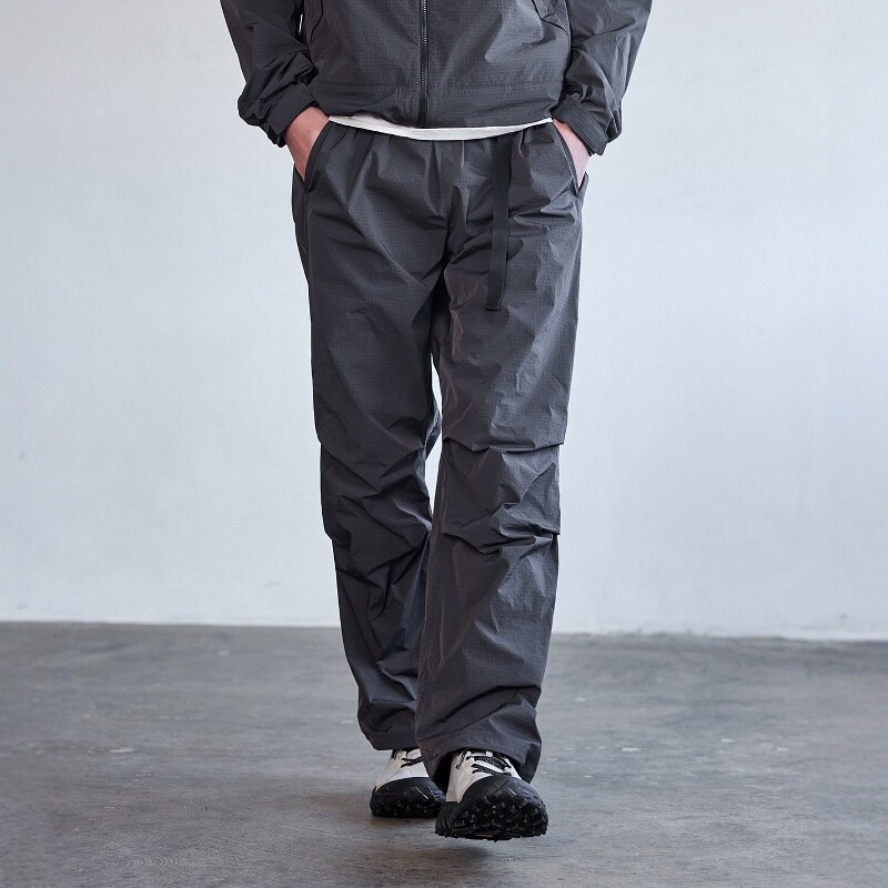 Goldwin × ARK Dope Dyed Rip-stop Pants 26SS防撕裂休闲阔腿裤