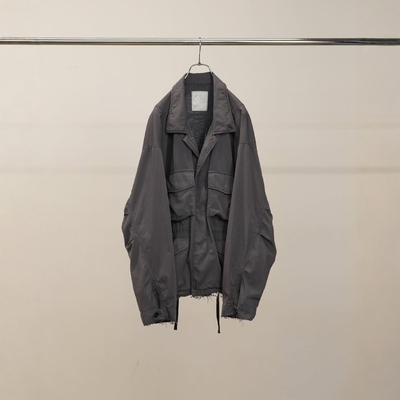 ANCELLM做旧破坏宽松M65口袋夹克