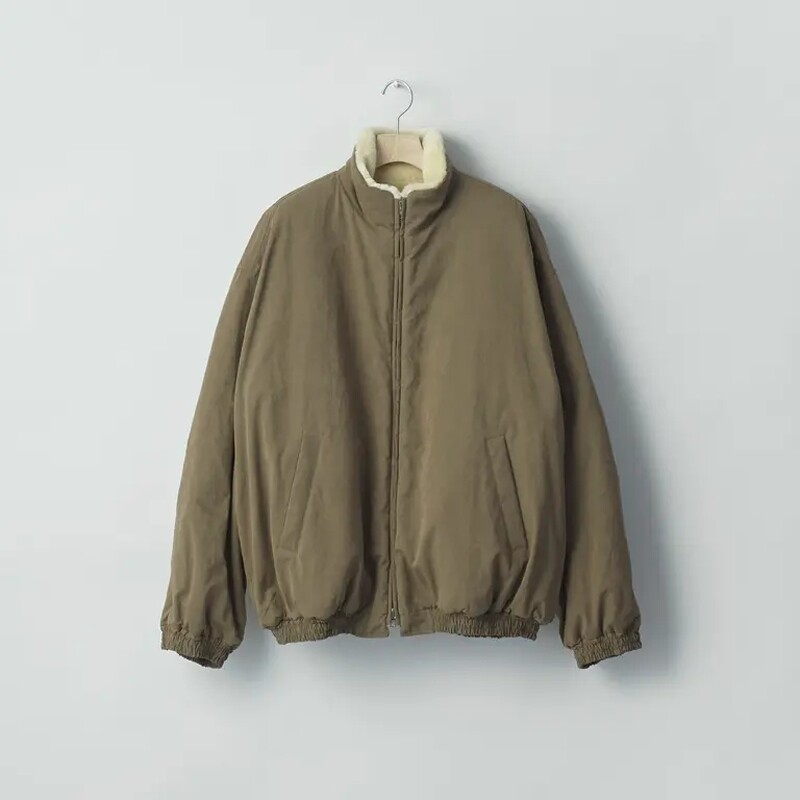ssstein双面皮草宽松棉服夹克