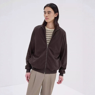 AURALEE SUPER HIGH GAUGE SWEAT BLOUSON25AW匹马棉拉链卫衣外套