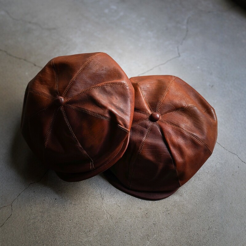 THEH.W.DOG&CO.马皮染色报童帽