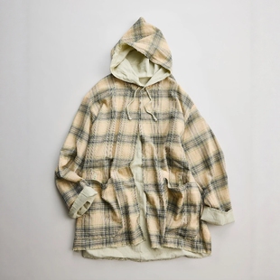 NICENESS Craft Stitch Reversible Coat 26SS 双面格纹羊毛大衣