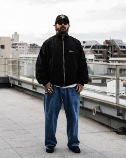 TRACK WEATHER CLOTH JACKET COOTIE 24SS混紡立領(lǐng)運動夾克
