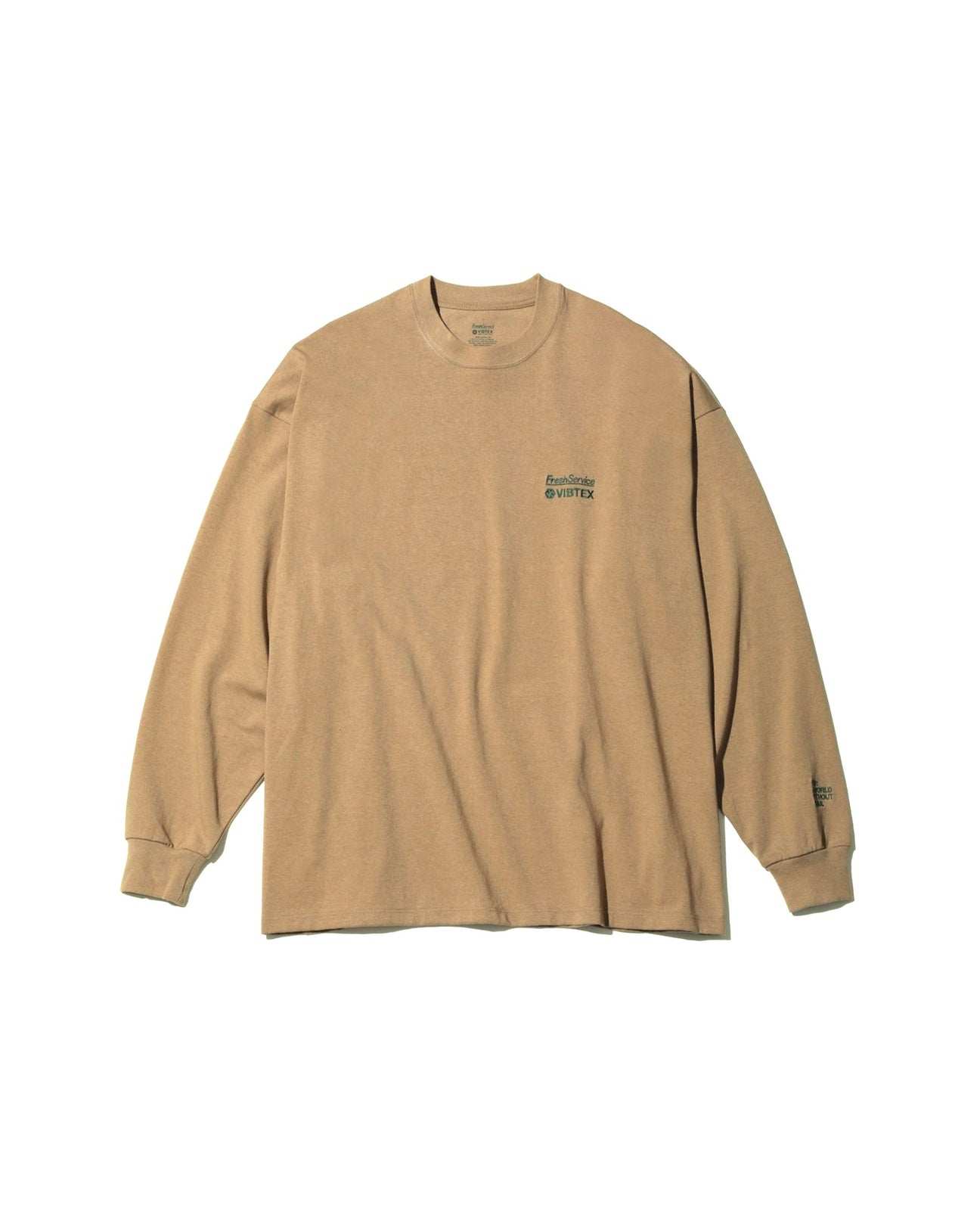 FreshService VIBTEX L/S CREW NECK TEE24SS机能抗菌刺绣长袖T恤
