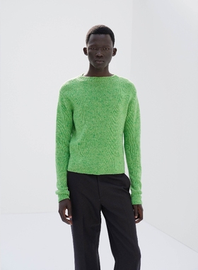 AURALEE CASHMERE MELANGE KNIT P/O 25AW克什米尔混色羊毛针织衫