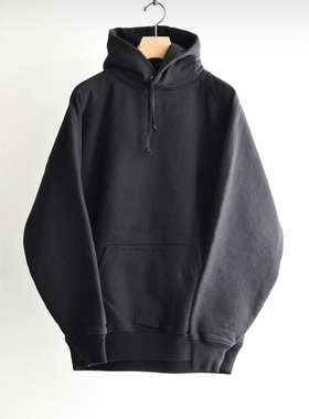 COMOLI Cotton fleece hoodie 26SS 定番棉质宽松里毛套头帽衫