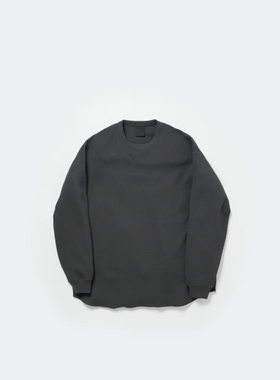 DAIWA PIER39 TECH THERMAL CREW L/S 24AW 华夫格宽松长袖T恤