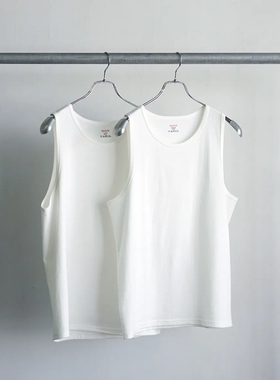 WASEW ONE DAY TANKTOP(2PACK) 26SS 复古棉布宽松打底背心两件套