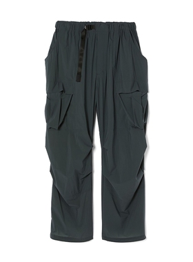 N.HOOLYWOOD WEBBING BELT CARGO PANTS25SS尼龙塔夫绸腰带工装裤