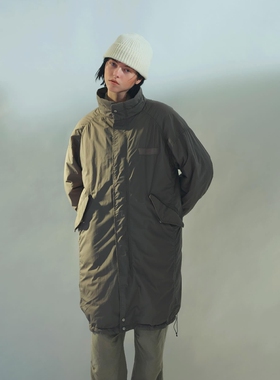 nonnative TROOPER PUFF COAT 24AW 塔夫绸尼龙防水鱼尾风衣夹克