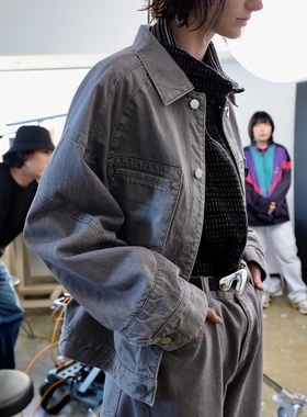 JIEDA COLOR DENIM JACKET 24AW 日产石洗加工12oz两袋牛仔夹克