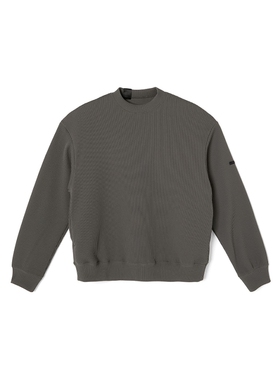 N.HOOLYWOOD CREWNECK LONG SLEEVE 25SS 日产宽松华夫格圆领卫衣