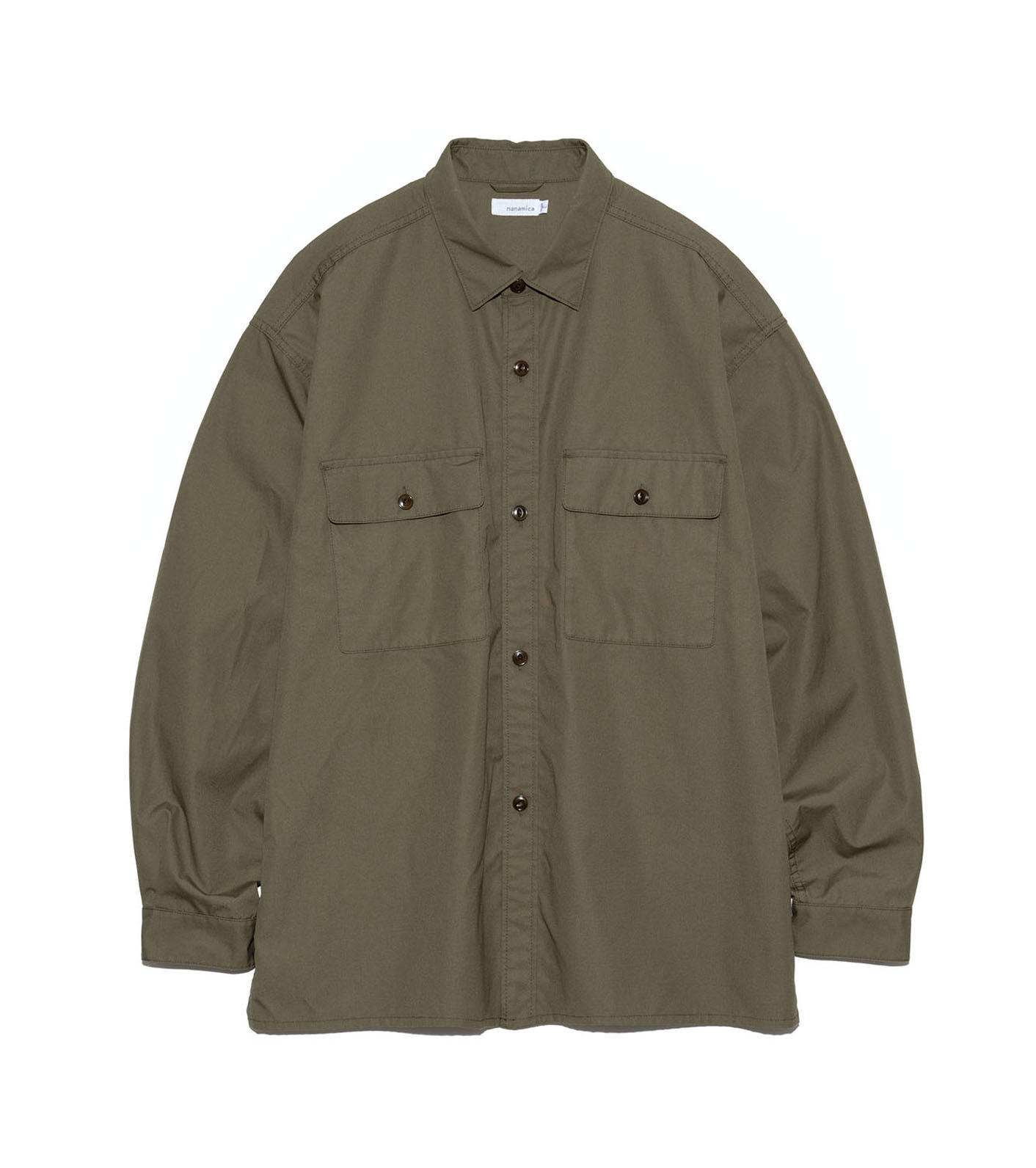 nanamica Utility Light Wind Shirt 24SS 工装机能两袋长袖衬衫