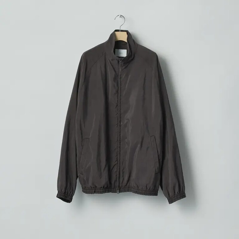 ssstein Silk Nylon Track Jacket 26SS真丝尼龙复古拉链运动夹克