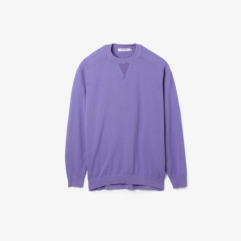 nonnative DWELLER CREW SWEATER YARN 26SS 复古做旧棉质卫衣