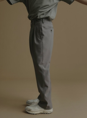 nonnative OFFICER CHINO TROUSERS 25SS 弹力纤维打褶卡其休闲裤