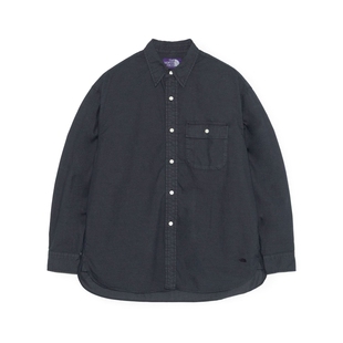 Twill Field Shirt 26SS TNF 北面紫标复古做旧斜纹布衬衫 Dyed