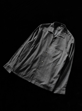 T.T LOT.108 50S ITALIAN COLLAR SHIRT25AW墨染丝棉混纺长袖衬衫