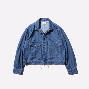 Tops Coverall Chopped 牛仔夹克 复古水洗开衫 短款 25AW Unlikely