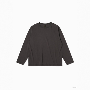 BATONER UTILITY COTTON CREW NECK L/S 25AW 纯棉强捻长袖T恤