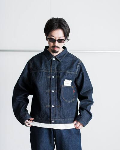 ANACHRONORM12.5oz短款牛仔夹克